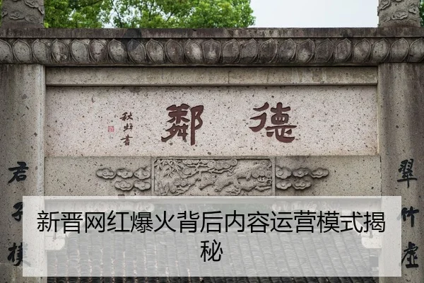 新晋网红爆火背后内容运营模式揭秘
